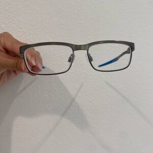 Oakley XS blue and silver chrome glasses